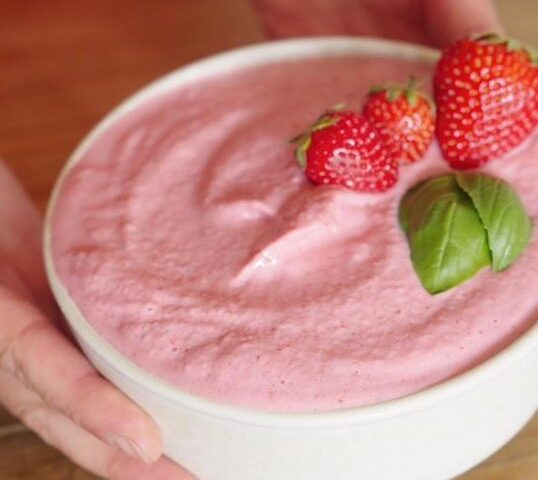 Sorbet Glace aux Fraises Dietetique